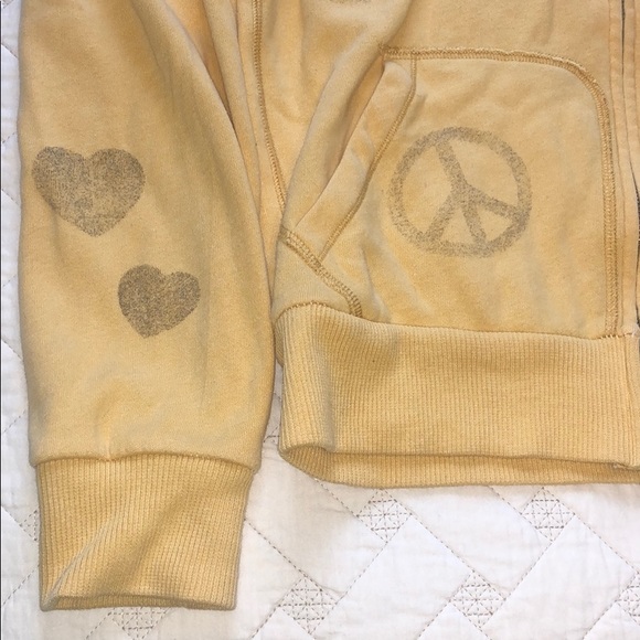 Victoria’s Secret Y2k hoodie Love Pink Medium full zipper with side pockets M - Picture 6 of 6